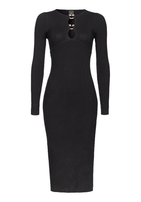 ABITO LONGUETTE FIBBIE LOVE BIRDS PINKO | Abiti | 101845 A15SZ99